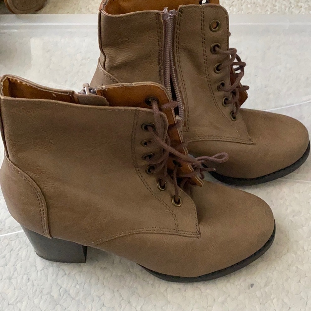 Brown Boots with Heel